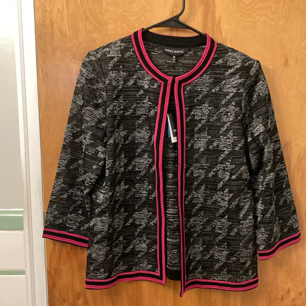 NWT Ming Wang Cardigan:Sweater